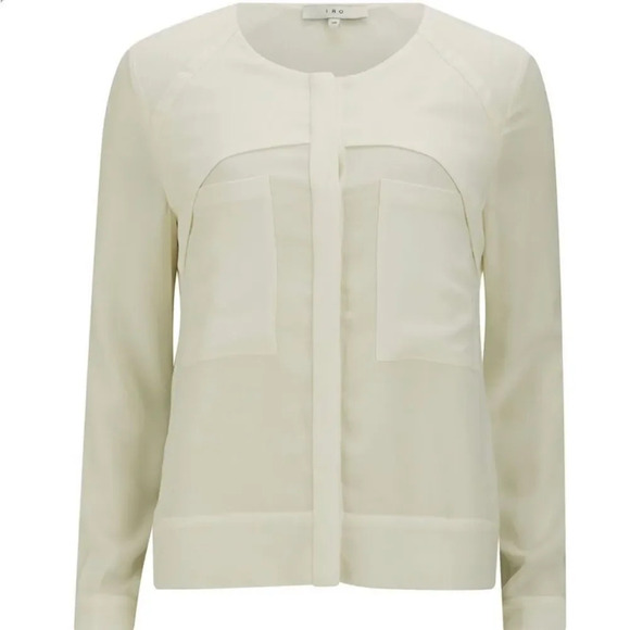 IRO Women's Maida Structured Pockets Shirt - Picture 1 of 12